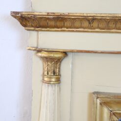 Antique Neoclassical Large Wall Mirror - Gilt Column - Styylish