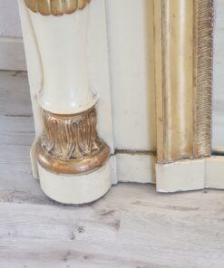 Antique Neoclassical Large Wall Mirror - Gilt Base - Styylish