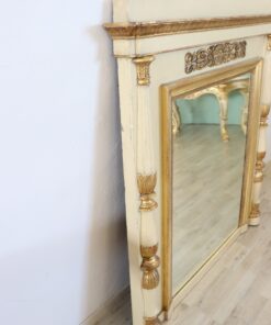 Antique Neoclassical Large Wall Mirror - Side - Styylish
