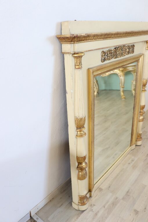 Antique Neoclassical Large Wall Mirror - Side - Styylish