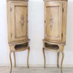 Antique Corner Cabinets - Set of Two - Styylish