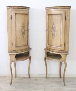 Antique Corner Cabinets - Set of Two - Styylish