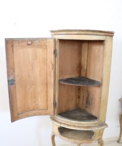 Antique Corner Cabinets - Interior Compartments - Styylish