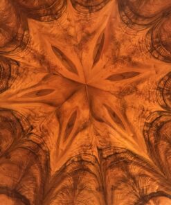 Original Biedermeier Walnut Table- Veneer detail- Styylish