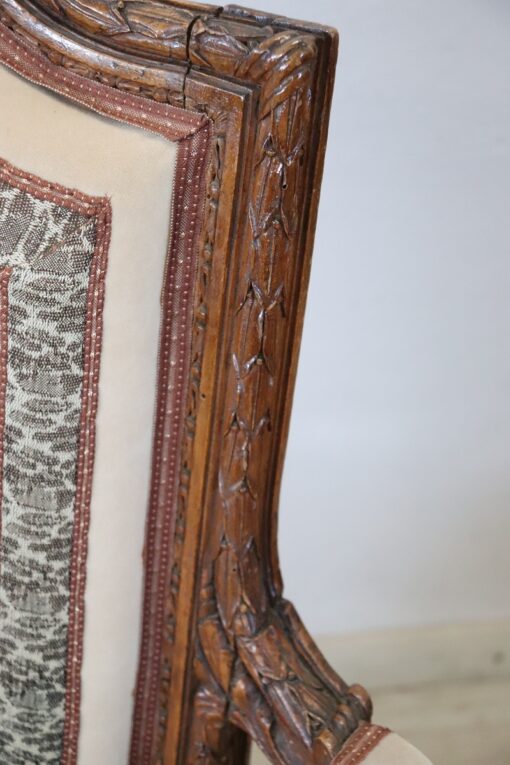 Antique Armchair Louis XVI - Frame Detail - Styylish