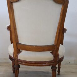 Antique Armchair Louis XVI - Back Profile - Styylish