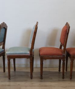 Antique Set of 4 Chairs - Lined - Styylish