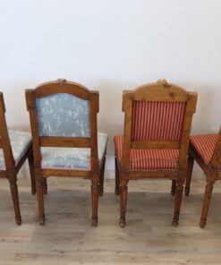 Antique Set of 4 Chairs - Backs - Styylish