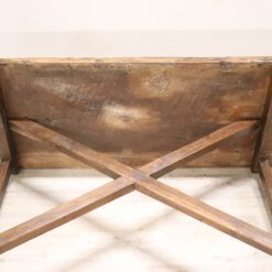 Antique Table Solid Oak - Underneath Frame - Styylish