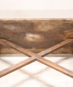 Antique Table Solid Oak - Underneath Frame - Styylish