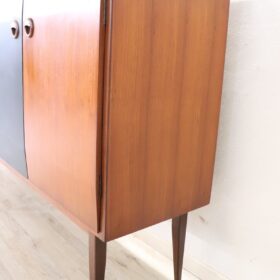 Long Sideboard in Teak Veneer, Italy 1960s