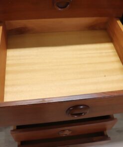 Long Sideboard in Teak Veneer - Drawers Interior Wood - Styylish