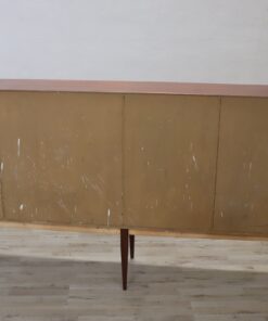 Long Sideboard in Teak Veneer - Back Detail - Styylish