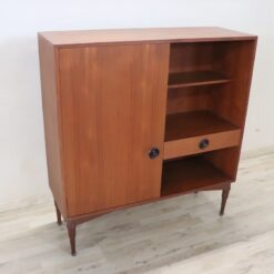 Highboard in Teak Veneer - Side - Styylish