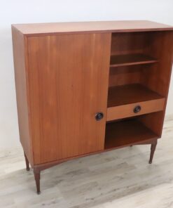 Highboard in Teak Veneer - Side - Styylish