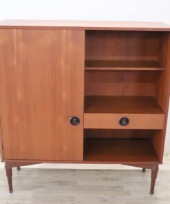 Highboard in Teak Veneer - Front - Styylish