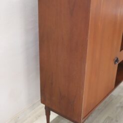 Highboard in Teak Veneer - Side View - Styylish