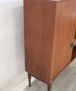 Highboard in Teak Veneer - Side View - Styylish