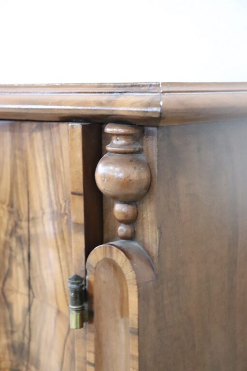 Italian Art Deco Nightstand - Carved Detail - Styylish