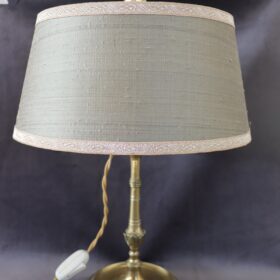 Italian Vintage Brass Table Lamp with Four Light Bulbs