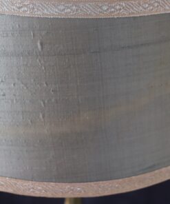 Vintage Brass Table Lamp - Fabric Shade - Styylish