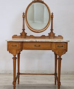 Louis XVI Dressing Table with Stool - Full - Styylish
