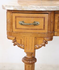 Louis XVI Dressing Table with Stool - Drawer - Styylish