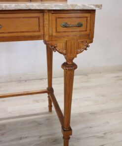 Louis XVI Dressing Table with Stool - Right Side - Styylish
