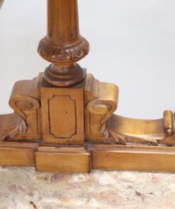 Louis XVI Dressing Table with Stool - Wood Detail - Styylish