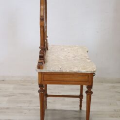 Louis XVI Dressing Table with Stool - Side Profile - Styylish