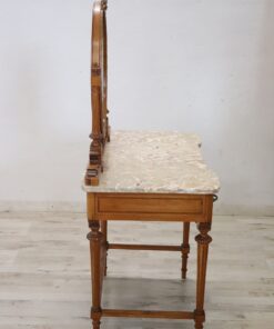Louis XVI Dressing Table with Stool - Side Profile - Styylish