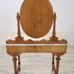 Louis XVI Dressing Table with Stool - Back Profile - Styylish