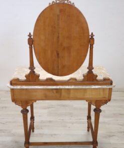 Louis XVI Dressing Table with Stool - Back Profile - Styylish
