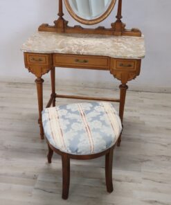 Louis XVI Dressing Table with Stool - Stool - Styylish