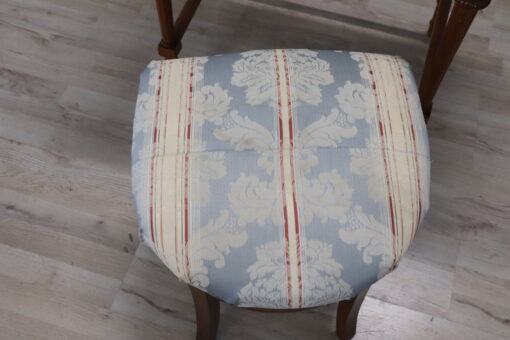 Louis XVI Dressing Table with Stool - Fabric Detail - Styylish