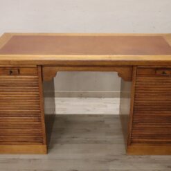 Oak Wood Writing Desk - Front Profile - Styylish