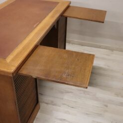 Oak Wood Writing Desk - Desk Plates - Styylish