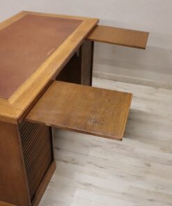Oak Wood Writing Desk - Desk Plates - Styylish