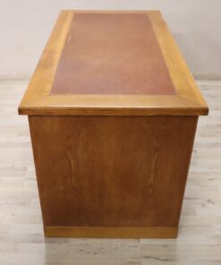 Oak Wood Writing Desk - Side Detail - Styylish