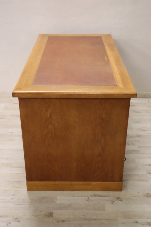 Oak Wood Writing Desk - Side Profile - Styylish