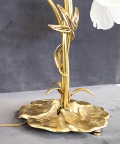 Italian Art Nouveau Lamp - Golden Details - Styylish