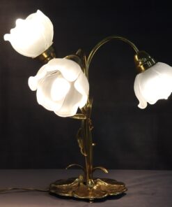 Italian Art Nouveau Lamp - Lights On - Styylish