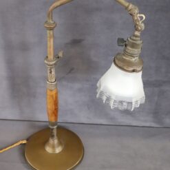 Brass and Glass Table Lamp - Full Profile - Styylish