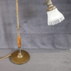 Brass and Glass Table Lamp - Side - Styylish