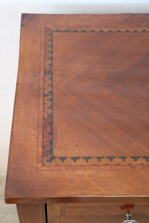 Inlaid Walnut Chest of Drawers - Inlay on Top - Styylish