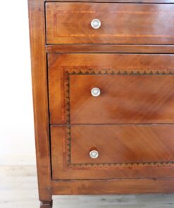 Inlaid Walnut Chest of Drawers - Side Profile - Styylish