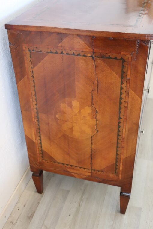 Inlaid Walnut Chest of Drawers - Inlay on Side - Styylish