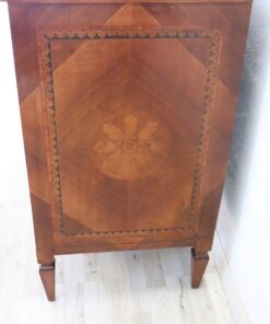Inlaid Walnut Chest of Drawers - Inlay Side - Styylish