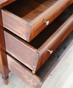Inlaid Walnut Chest of Drawers - Drawer Interior - Styylish