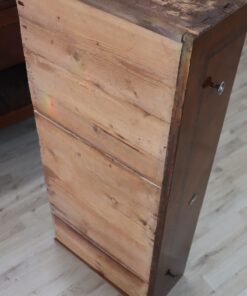 Inlaid Walnut Chest of Drawers - Drawer Bottom - Styylish